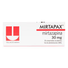 MIRTAPAX MIRTAZAPINA 30MG TAB X 10 